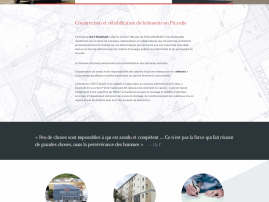 Réhabilitation de bâtiments en Picardie