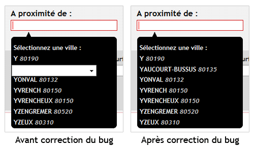 [HTML/CSS] Mettre un div au dessus d'un select avec IE6