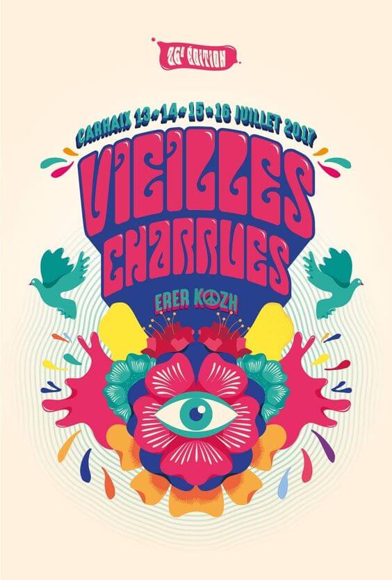 Affiche couleurs vibrantes