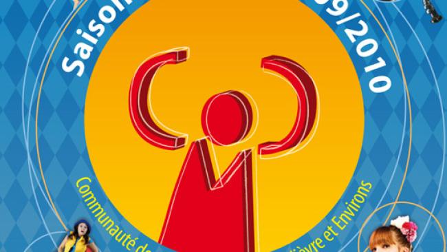 Conception PAO pour la CCVNE : agenda culturel 2009 - 2010