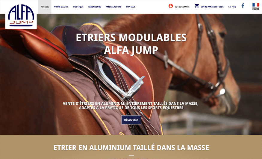 Alfa Jump, site marchand en ligne