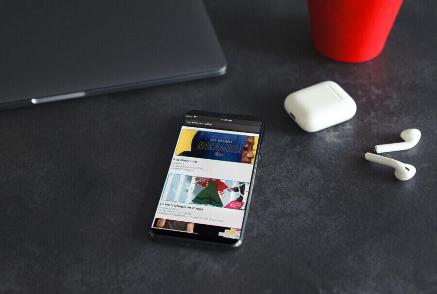 Création de l'application mobile Agenda Culturel