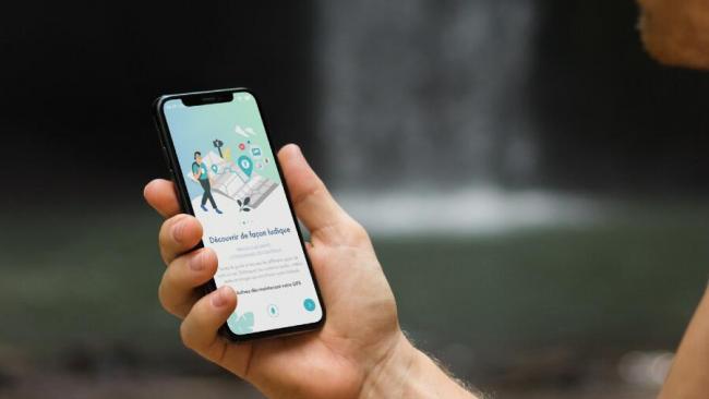 Création de l'application Upspot, visites guidées
