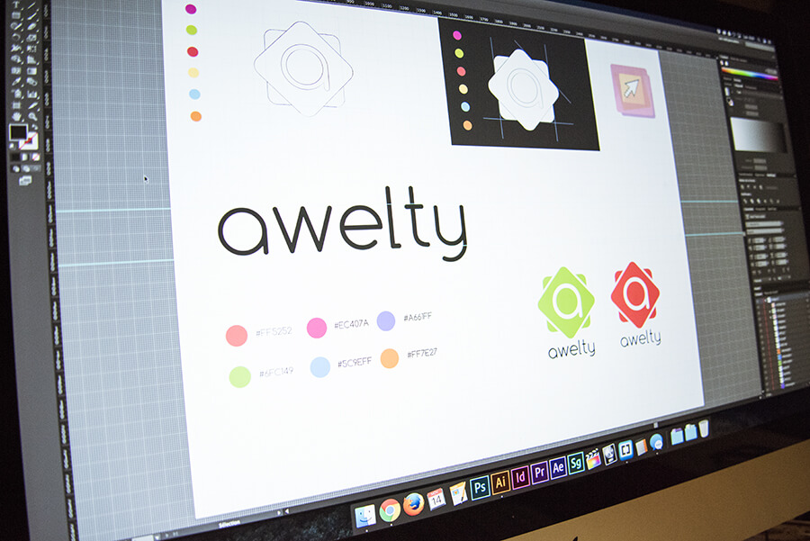 Nouvelle identité graphique pour Awelty