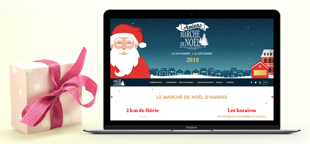 Edition 2018 du Marché de Noël à Amiens