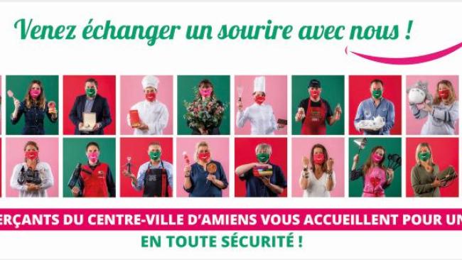 Opération Sourire de la Fédération des commerçants d'Amiens