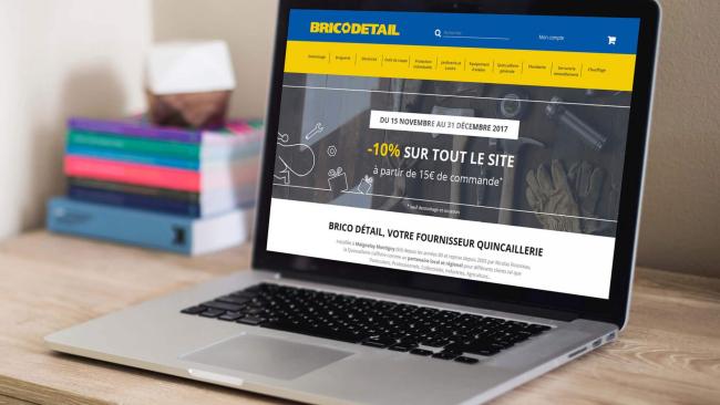 Bannière promotionnelle de noël pour Bricodétail