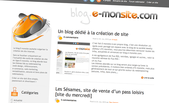 Blog creation site 1