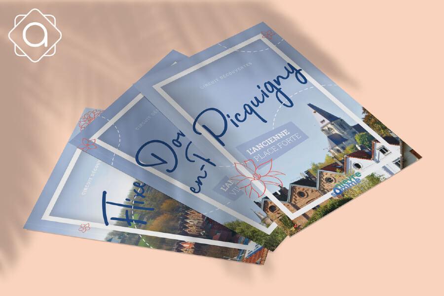 Création de brochures pour la Maison du tourisme Nièvre & Somme