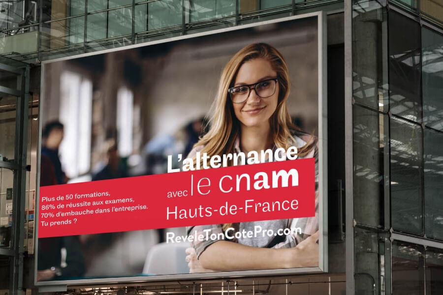 Création d'une campagne de communication pour le Cnam HDF