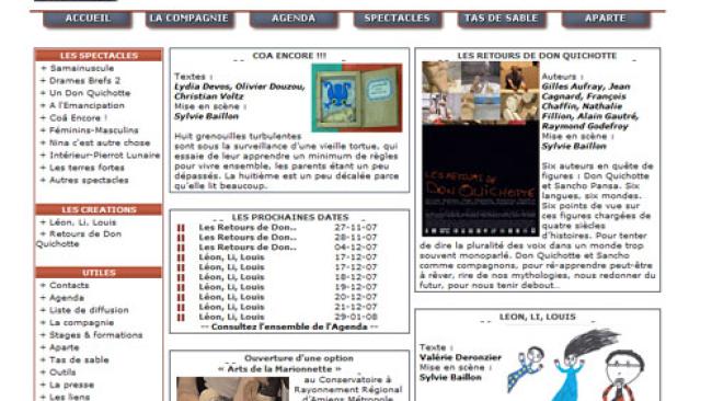 Le développement du site Web de Ches Panses Vertes