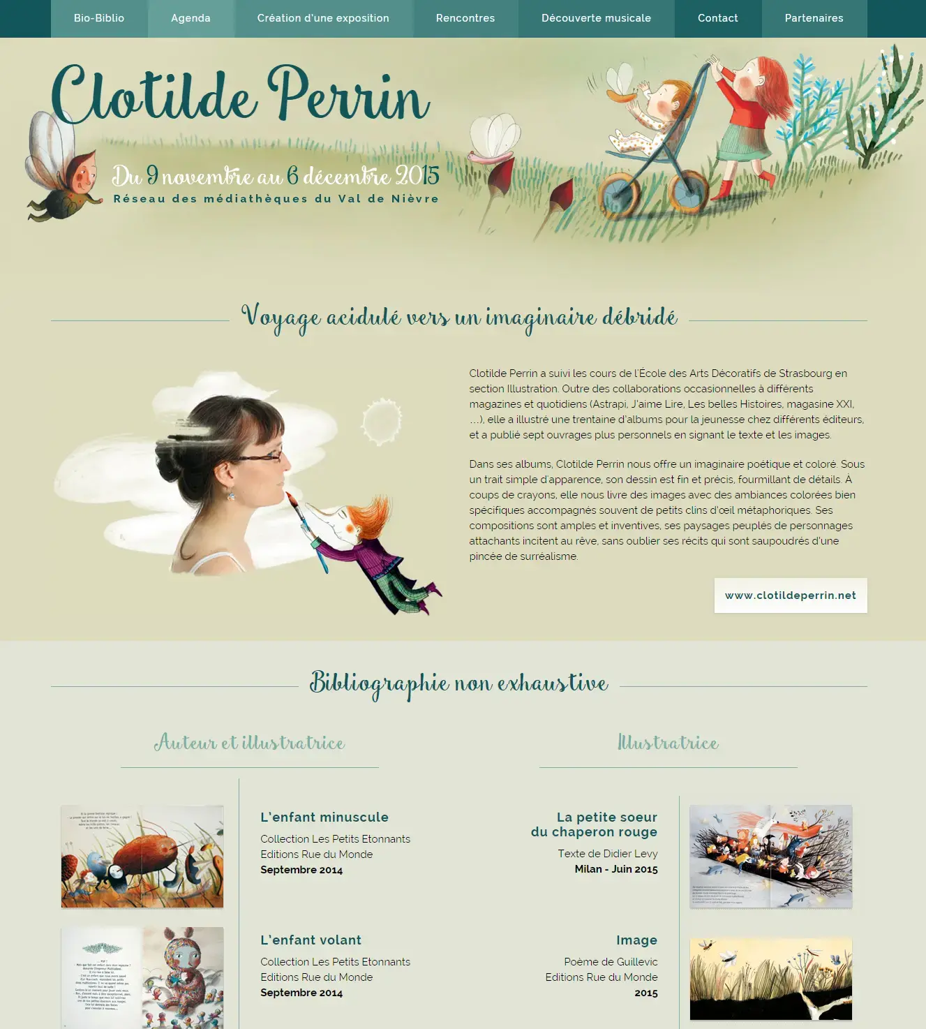 Clotilde perrin illustratrice de livres pour enfant