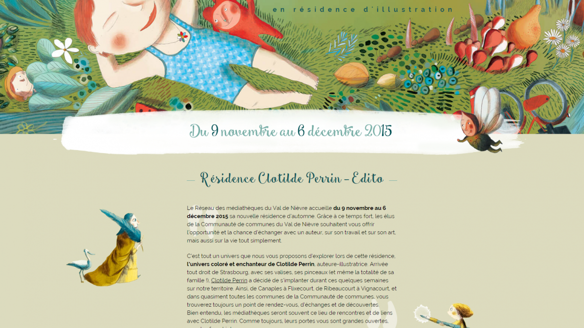 Clotilde Perrin illustratrice en residence