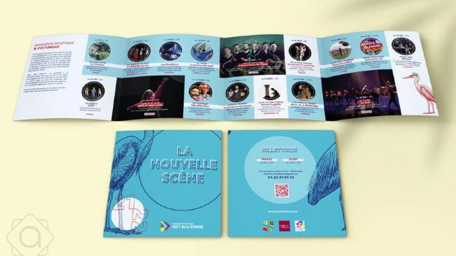Création d'une brochure et d'un site pour la Nouvelle Scène