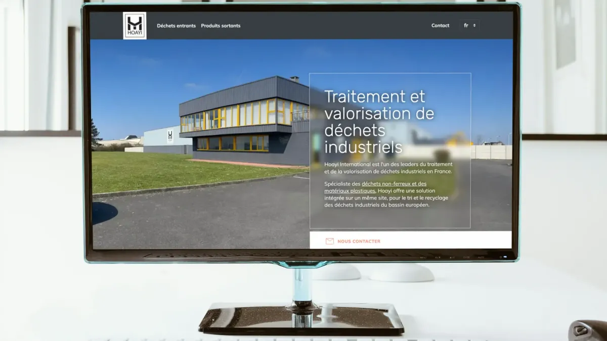 Création d'un site vitrine professionnel pour Hoayi