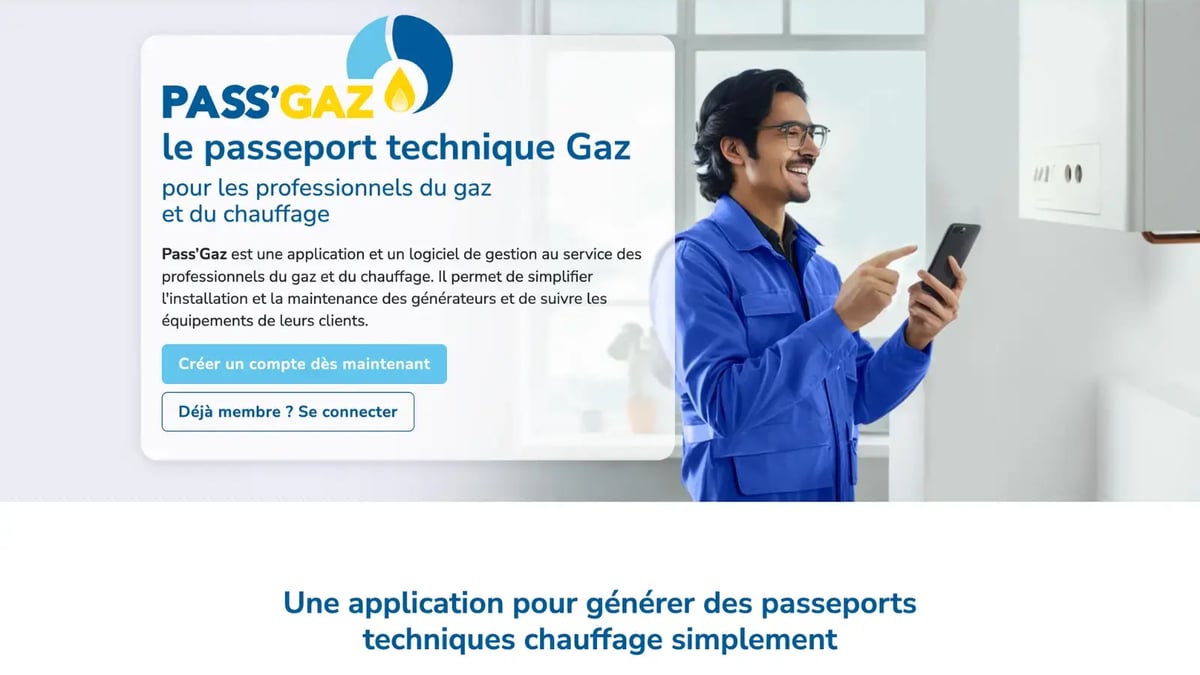 Developpement application reconnaissance chaudiere passgaz awelty