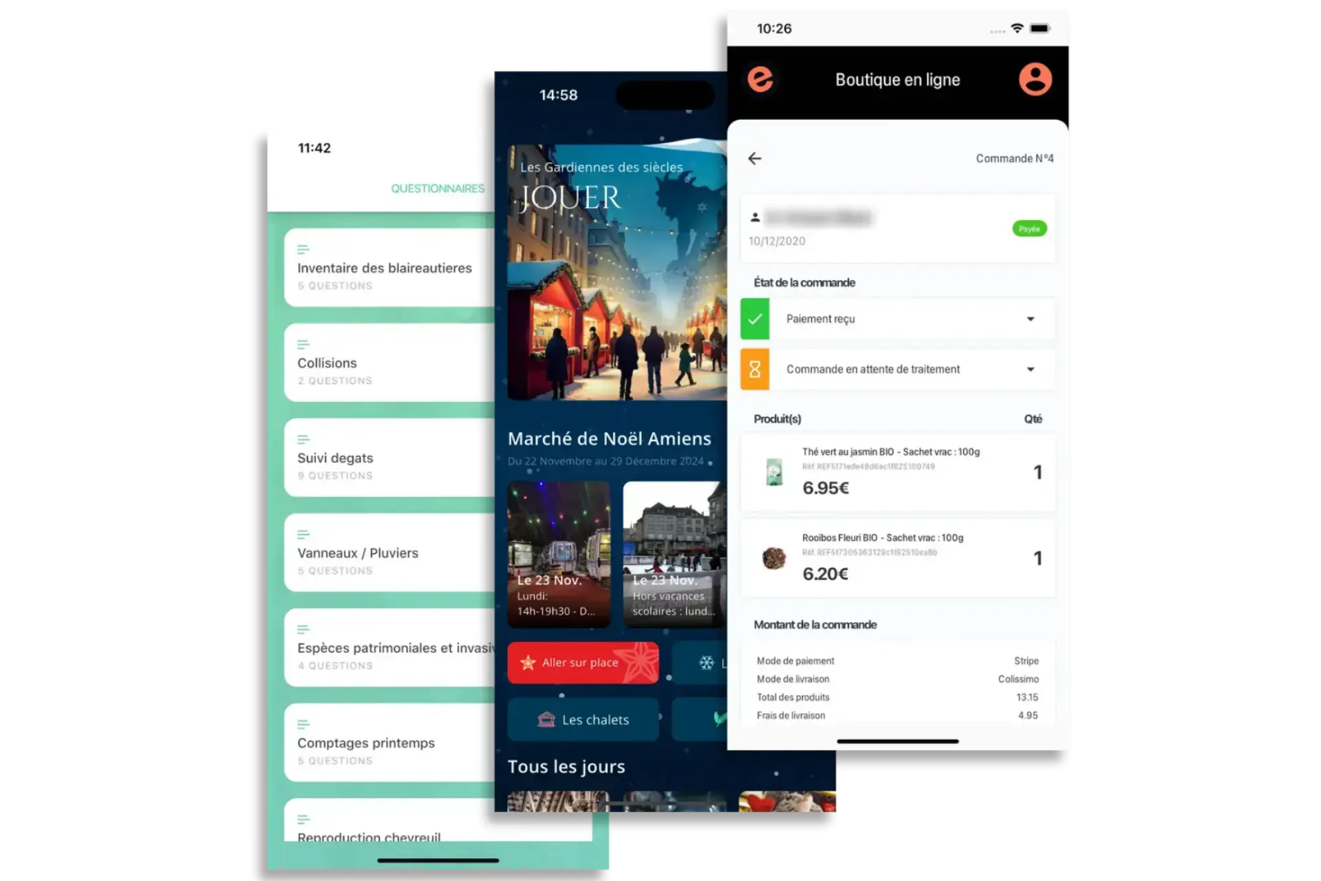 Developpement applications mobile