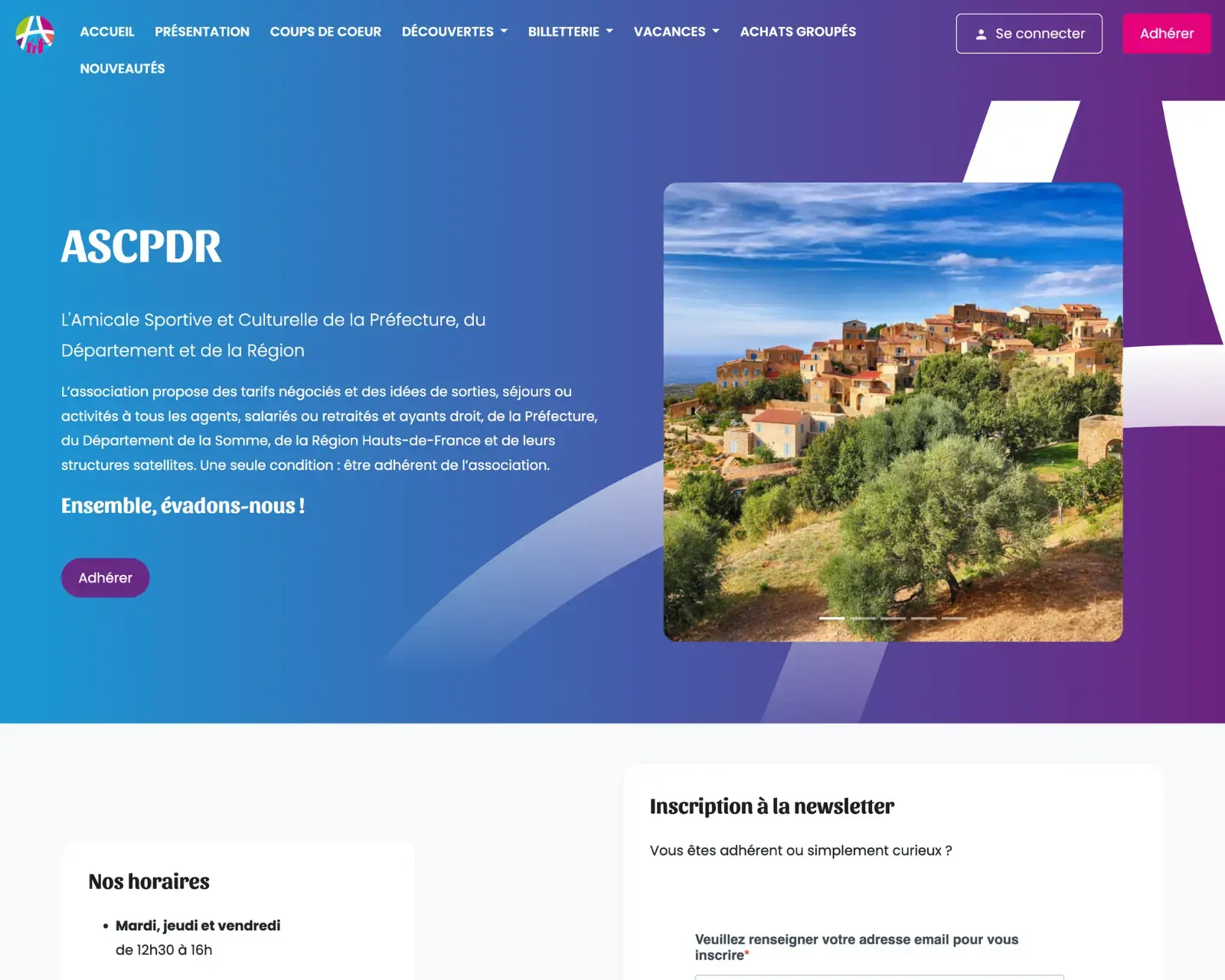 Developpement web ascpdr awelty