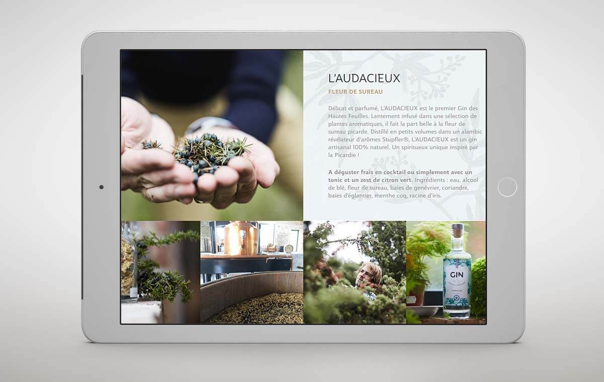 Distillerie responsive design