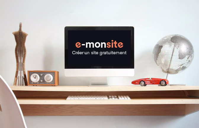 E monsite mockup