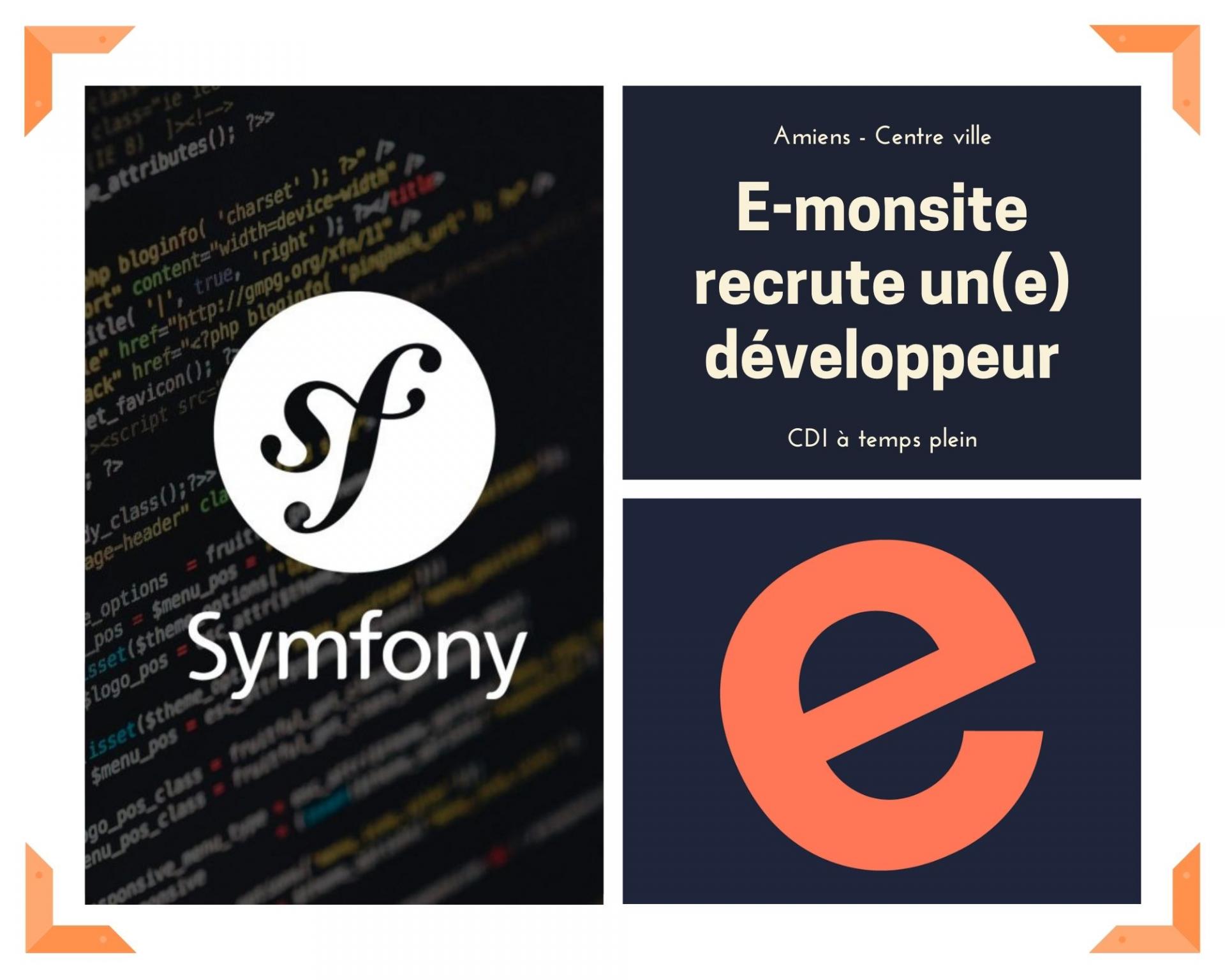 Recrutement développeur web PHP/Symfony confirmé(e) - E-monsite