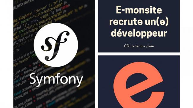 Recrutement développeur web PHP/Symfony confirmé(e) - E-monsite