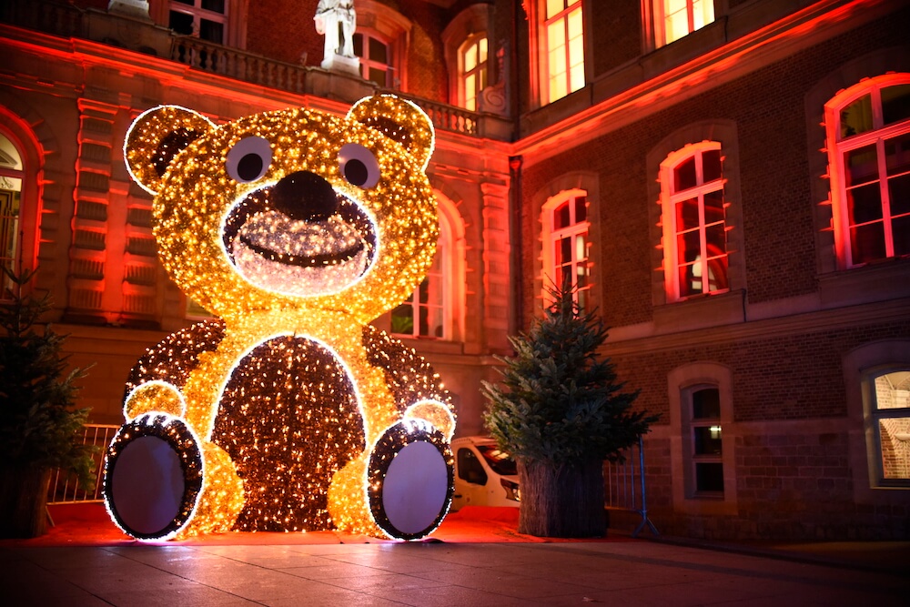 Hotel de ville - Marché de Noël d'Amiens
