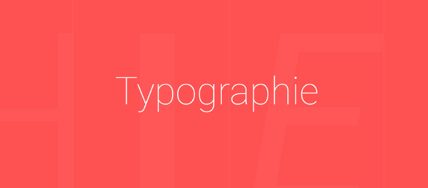 Illustration typographie