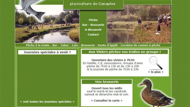 Le site Web Pisciculture Les Viviers à Canaples