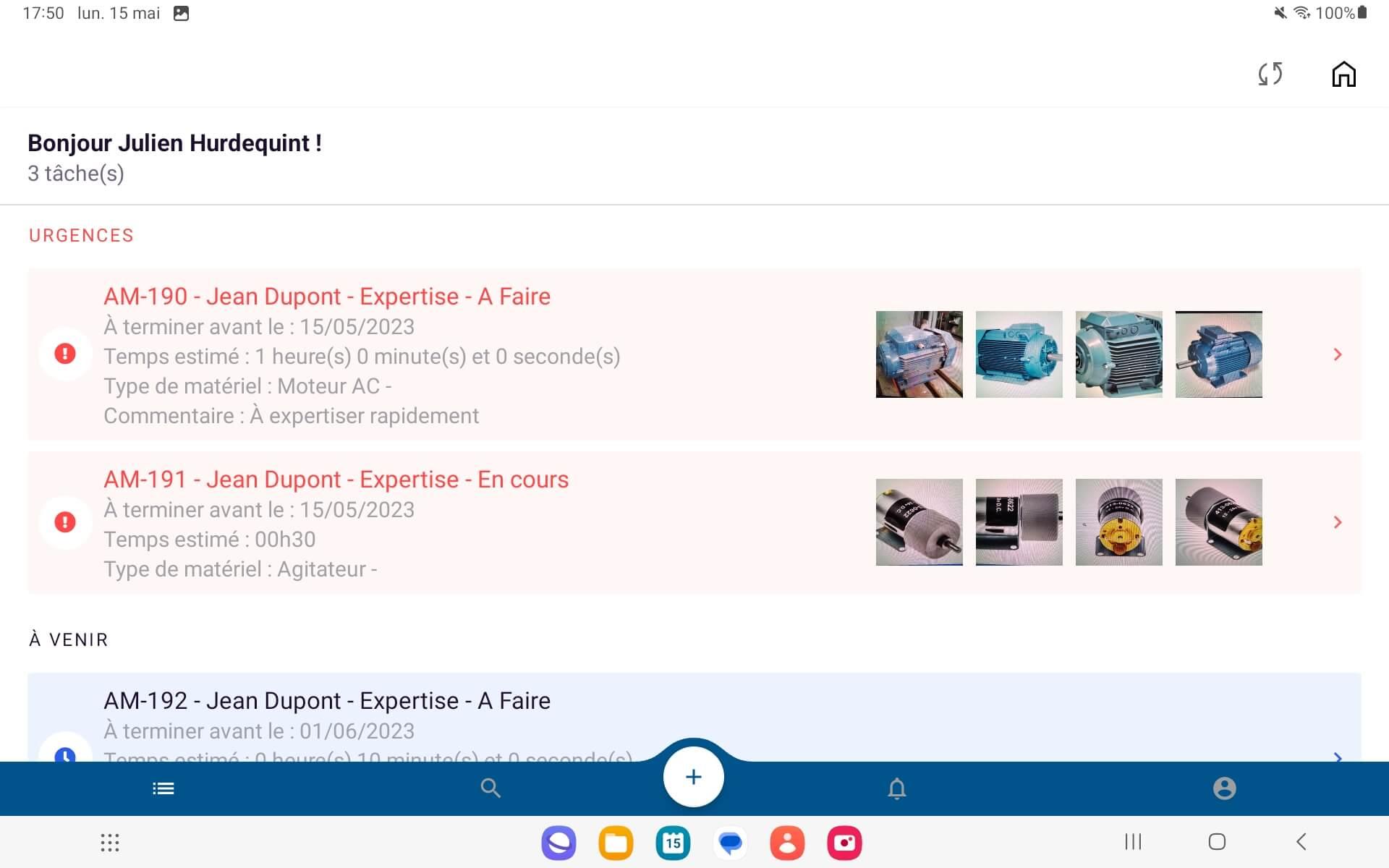 Logiciel gestion taches maintenance industrielle