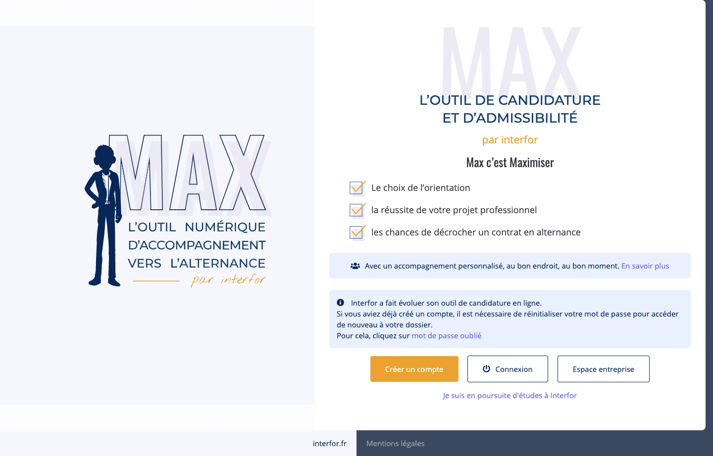 Max outil numerique interfor