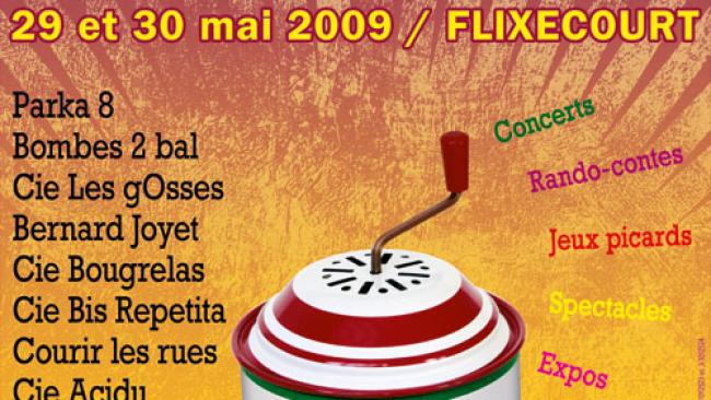 Création d'une affiche pour l'édition 2009 du Festival Manèges de Printemps