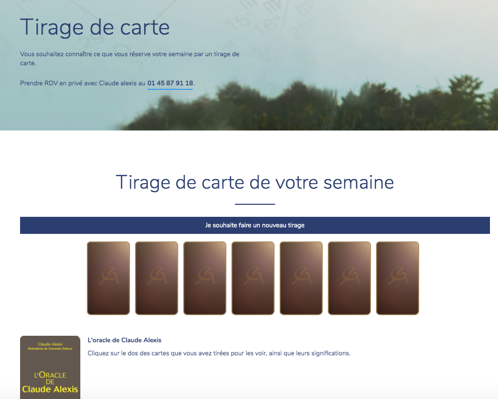 Module tirage en ligne site claude alexis