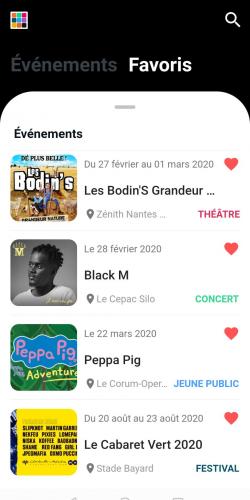 Nouvelle version appli agenda culturel