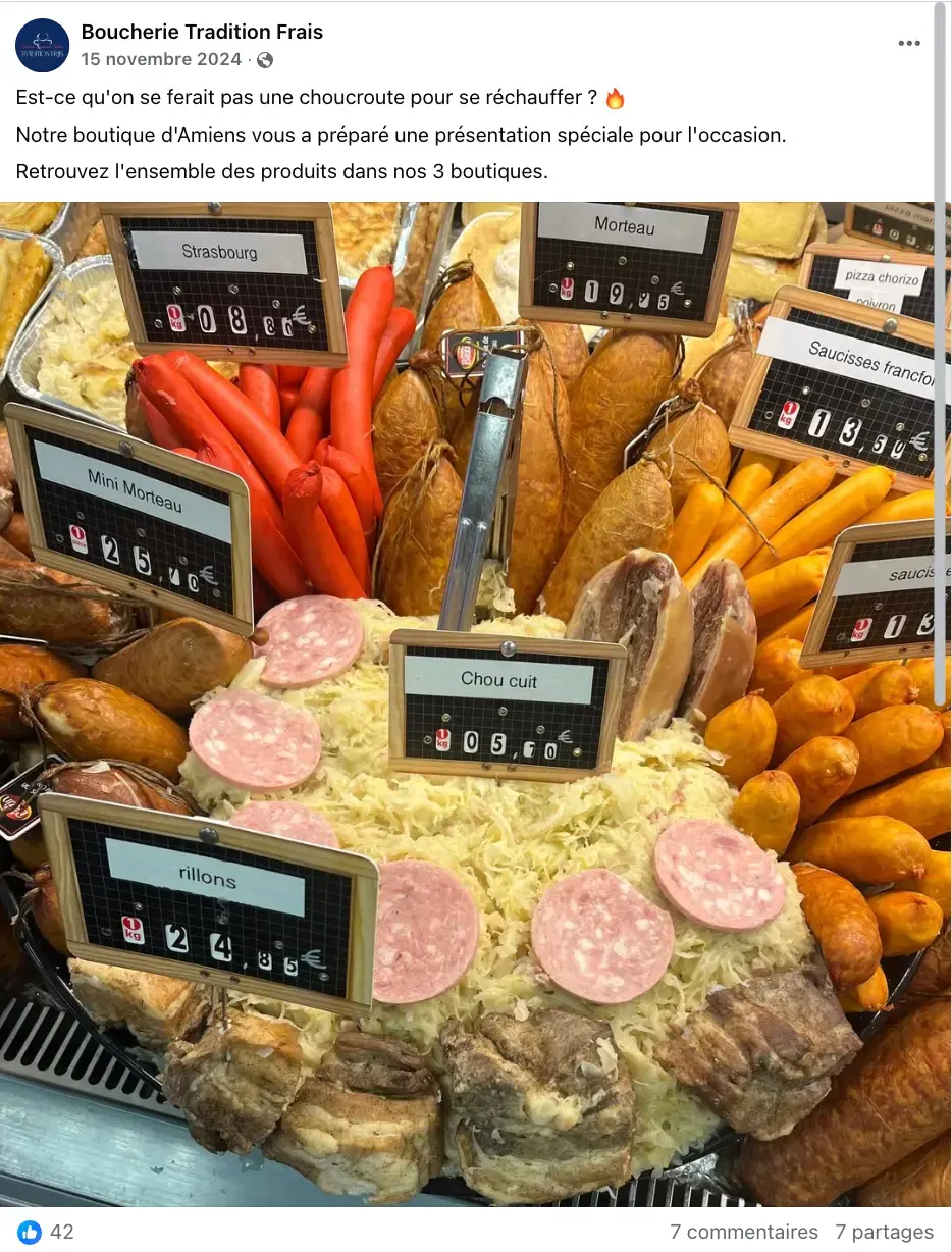 Produits tradition frais