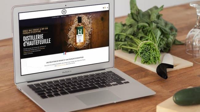 Refonte de la boutique en ligne de gin et whisky Distillerie d'Hautefeuille