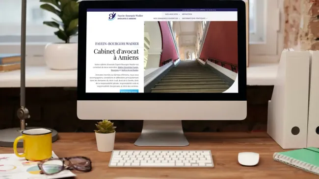 Refonte du site du cabinet d'avocats Fayein Bourgois Wadier