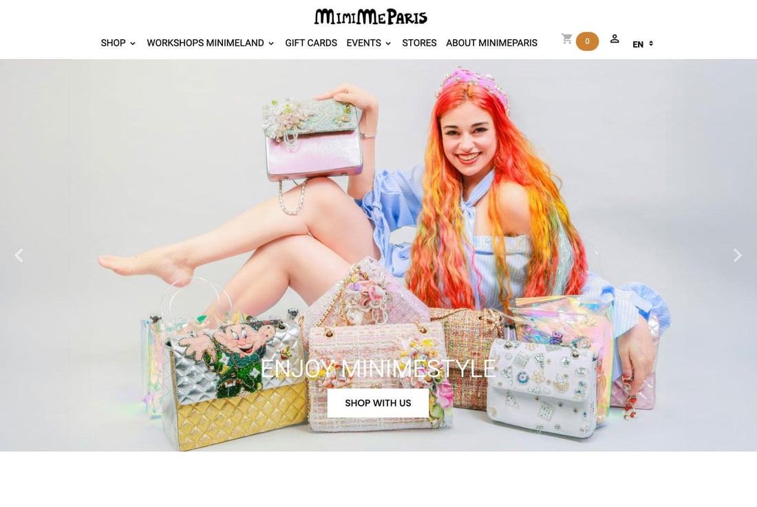 Refonte site e-commerce minime paris awelty