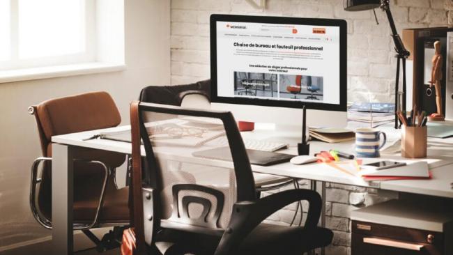 Refonte du site e-commerce Monsiege, fauteuil professionnel