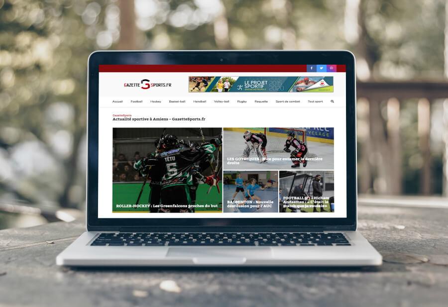 Refonte site gazette sports