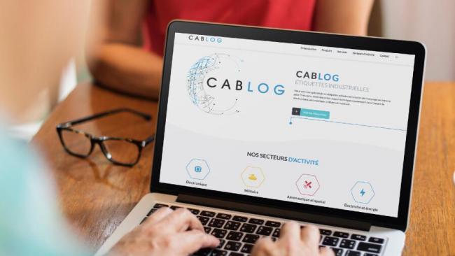 Refonte du site web de Cablog, étiquettes industrielles