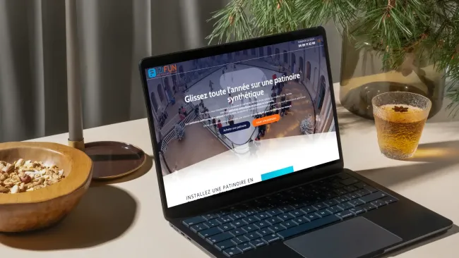 Refonte d'un site d'Izifun pour la location de patinoire synthétique