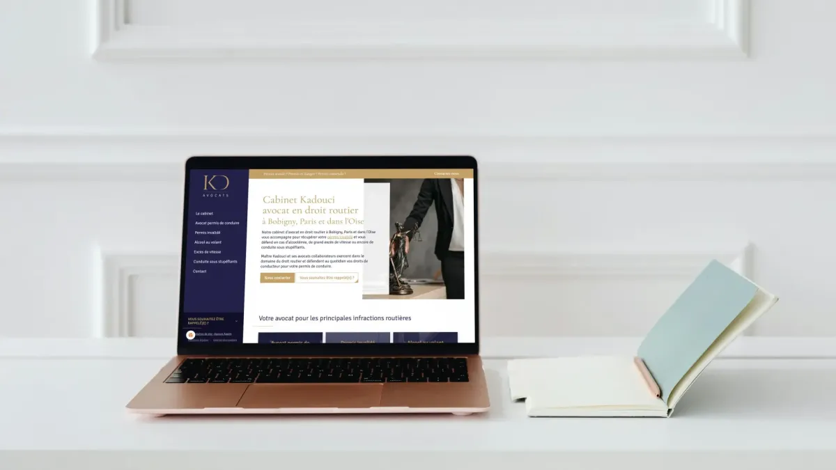 Refonte du site web du cabinet d'avocats Kadouci