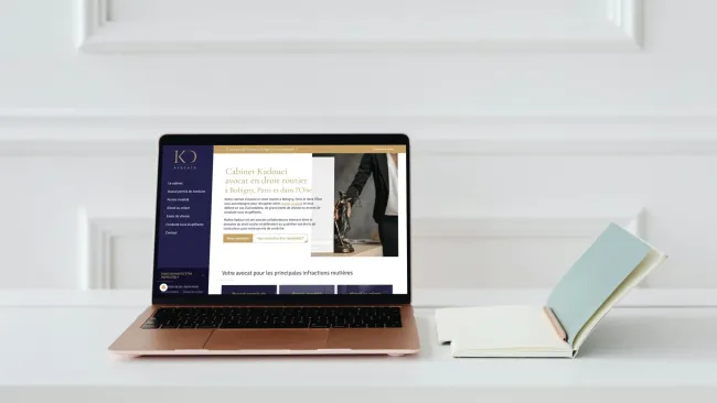 Refonte du site web du cabinet d'avocats Kadouci