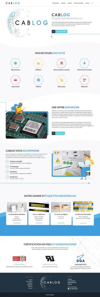 Refonte site web cablog