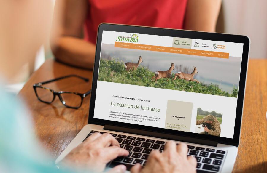 Refonte du site web de la Fédération des chasseurs de la Somme