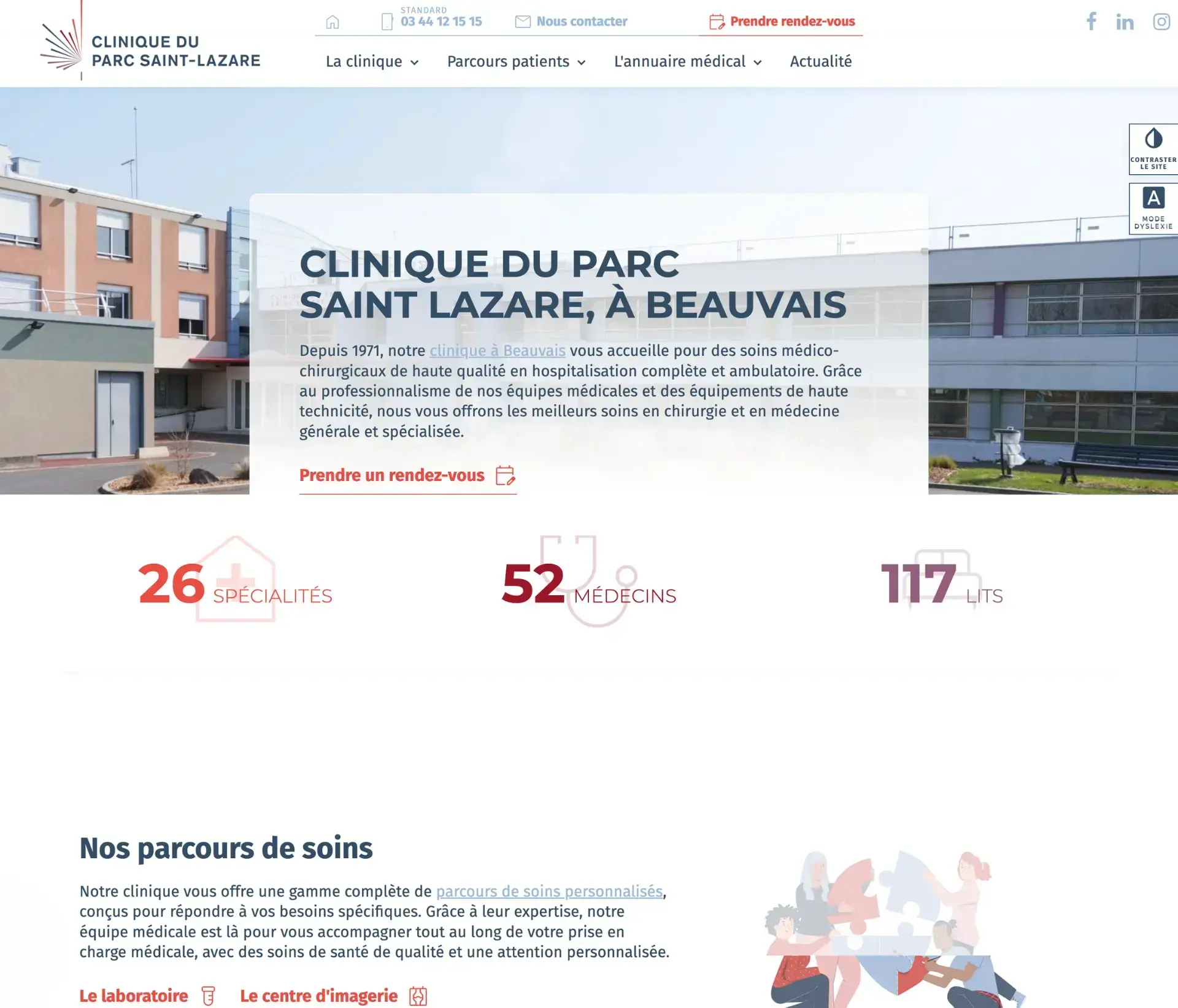 Site clinique saint lazare