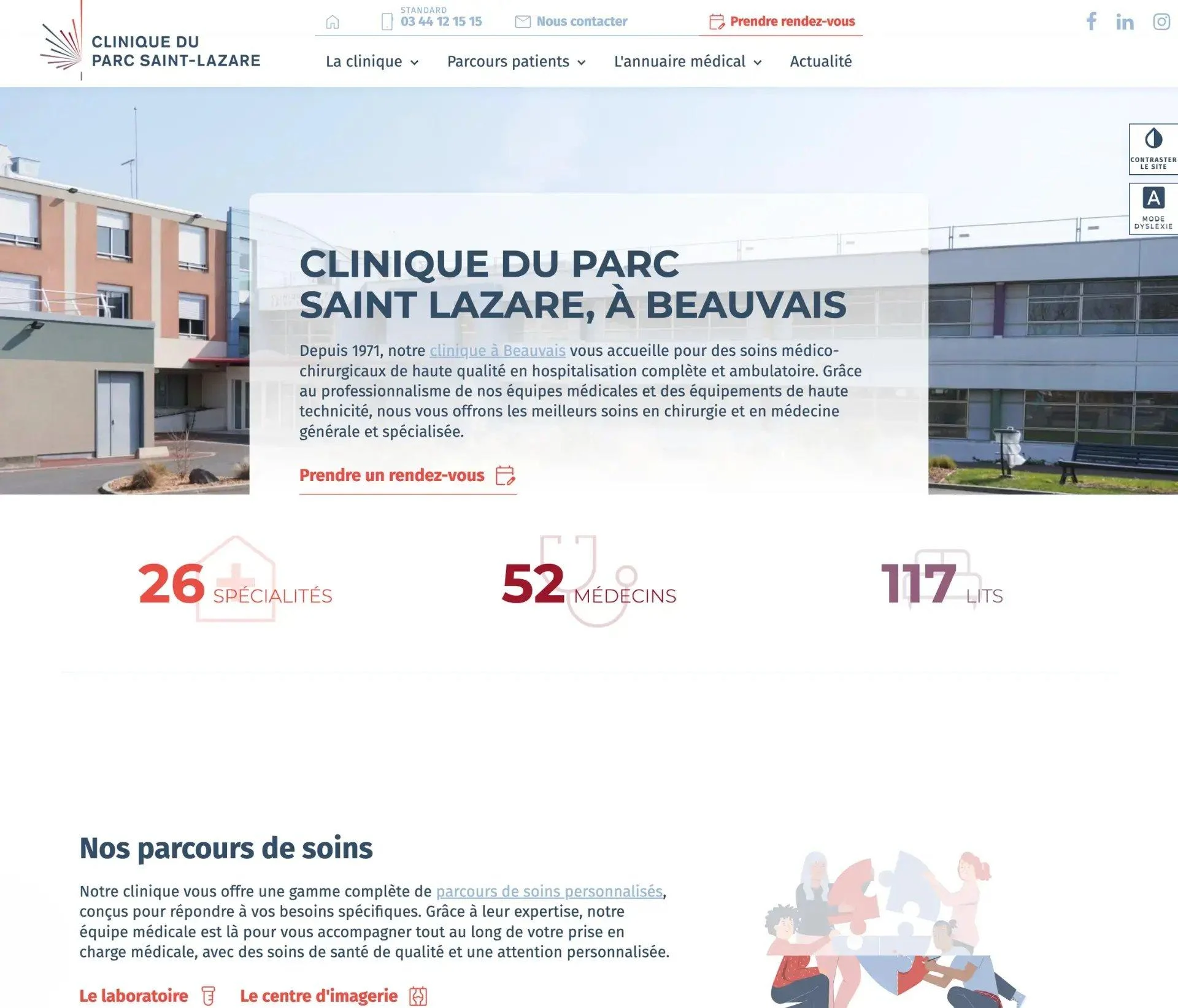 Site clinique saint lazare