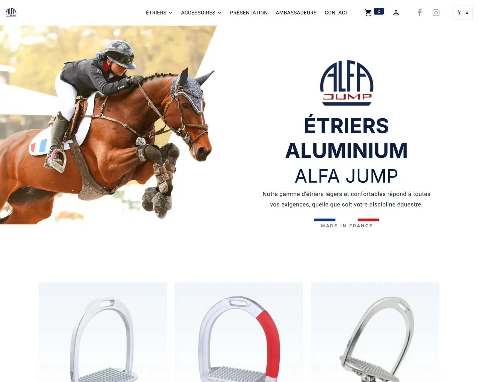 Site e commerce alfa jump awelty
