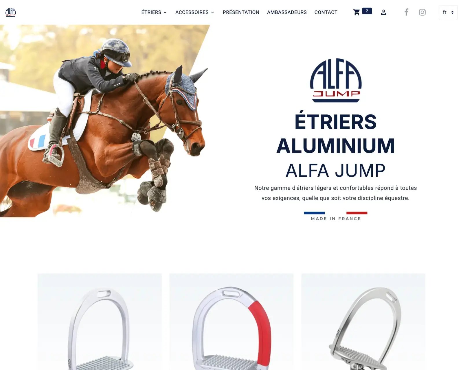 Site e commerce alfa jump awelty